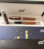 Copy Montblanc Le Petit Prince Ballpoint Pen 163 Small - Shallow Wooden